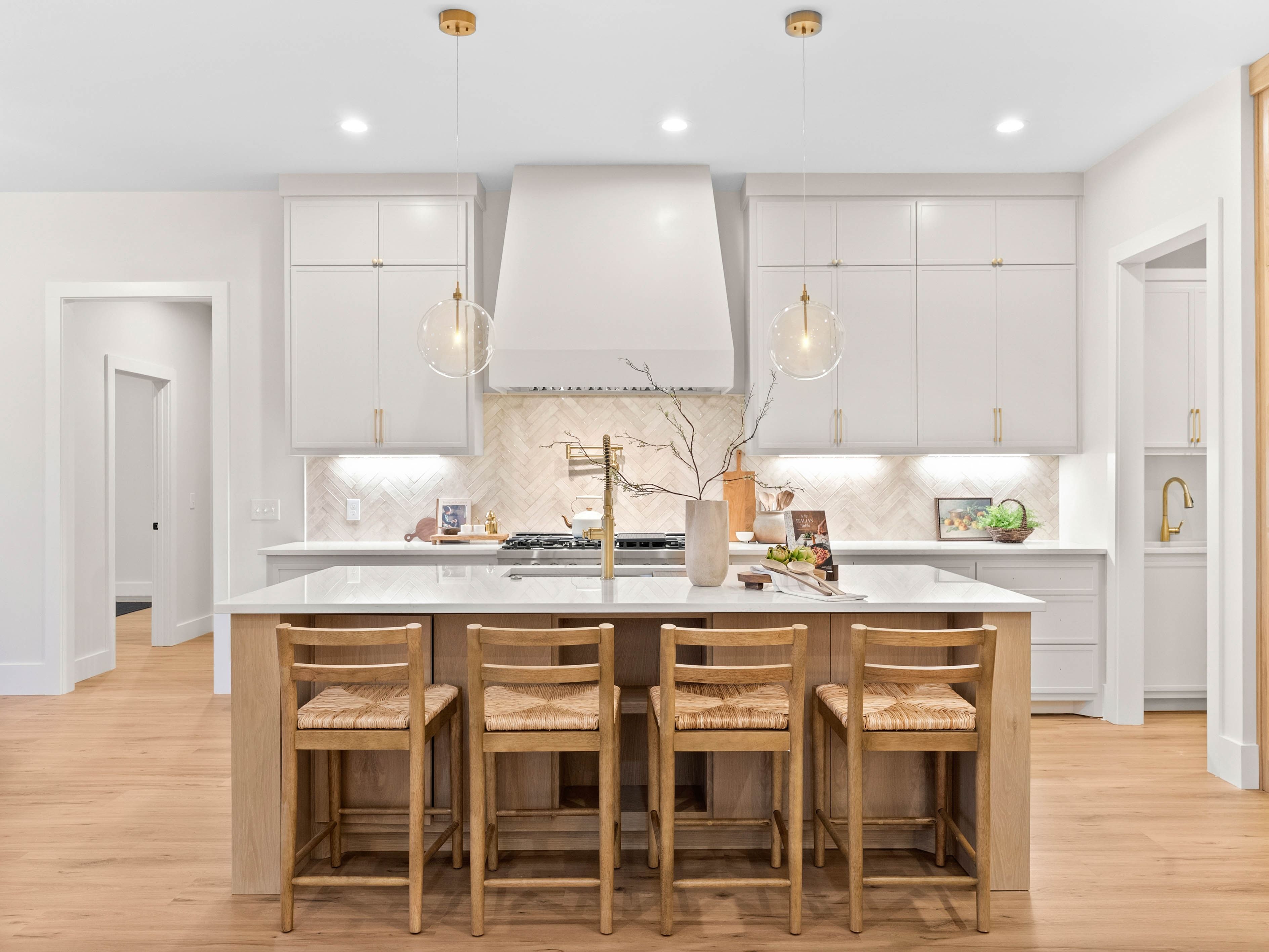 Open Concept kitchen by CABA Construction 
